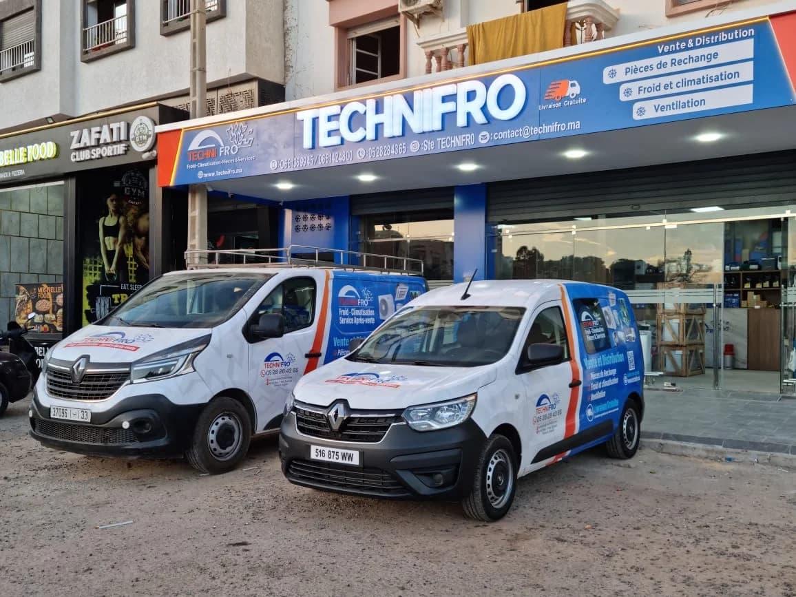 Le magasin Technifro — Casablanca, Maroc