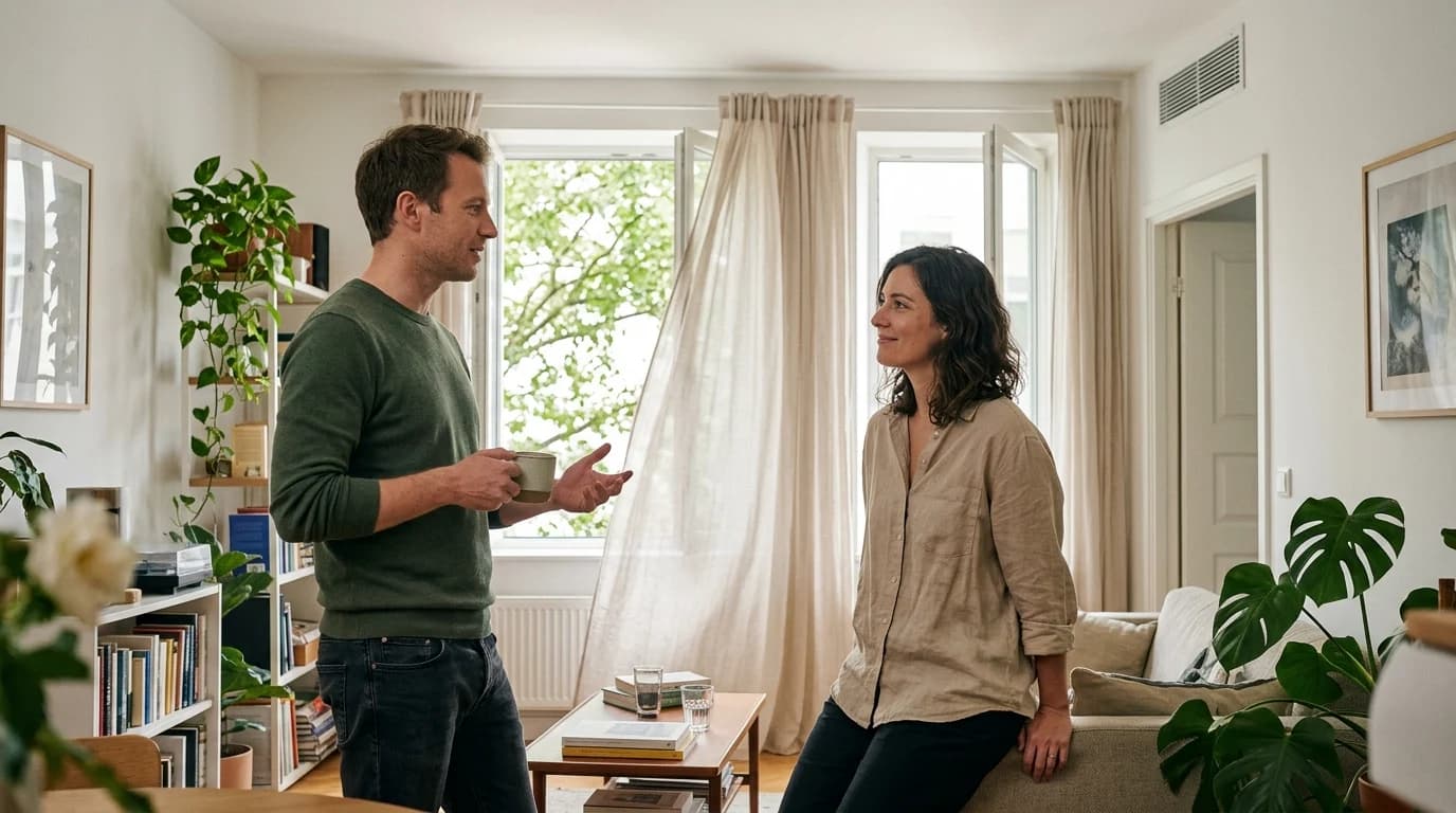 Circulation d'air dans un espace intérieur, mettant en avant une solution de ventilation appropriée pour améliorer la qualité de l'air.